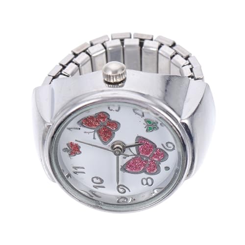 Holibanna Ringfinger Uhr shöne bescherung Retro Styles Golddekor männer Geschenke Digitaluhr Geschenke für Männer dekorative Fingeruhr Schmuck Uhr Anschauen schmücken Ringuhr Fräulein von Holibanna