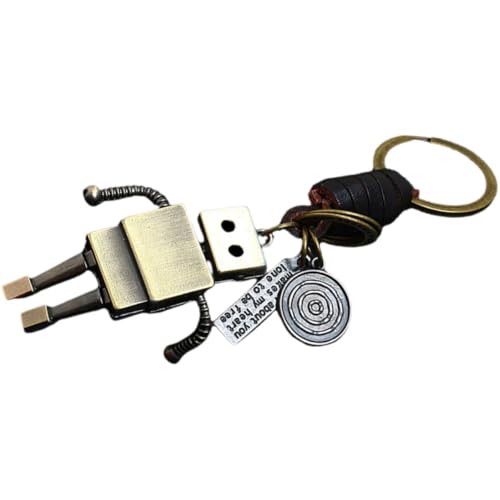 Holibanna Kawaii Roboter Schlüsselanhänger Aus Handgewebtem Niedlicher Schlüsselring Für Frauen Und Männer Als Geschenkpende Für Partys Und Anlässe Tiefbraun von Holibanna