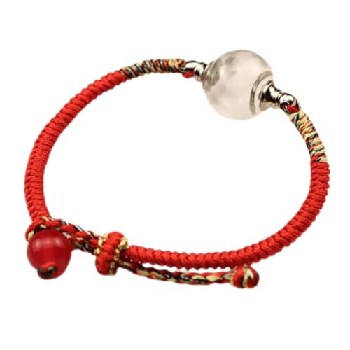 Holibanna Rotes String Armband mit Glasperlen Verstellbares Geflochtenes Schutzarmband für Chinesisches Tierkreiszeichen Langlebig und Handgefertigt Symbol für Glück und Geschenkidee zum von Holibanna