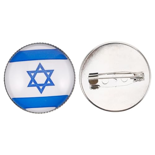 Holibanna Runder Kristallglas broschen anstecker Eleganter Funkelnder Schmuck für Kleidung Rucksäcke Schals Vielseitiger Modeschmuck Geschenkbox Unisex Accessoire von Holibanna