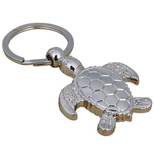 Holibanna Sea Turtle Schlüsselanhänger Metall Schildkröten-Pendant Für Taschen Autoschlüssel Oder Für Partys Und Besondere Anlässe Silber von Holibanna