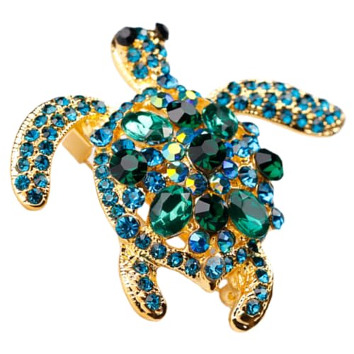Holibanna Schildkrötenbrosche Metall Anstecknadel Damen Kleidung Dekoration Lapel Pin für Schal Hut Kleidungsstück Langlebig Sicher Modisch Vielseitig Einsetzbar von Holibanna