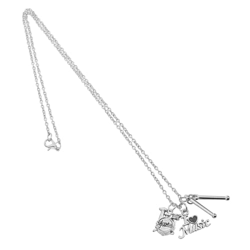 Holibanna Schlagzeug Halskette Musikliebhaber Schmuck mit Trommel Design für Männer und Frauen für Rockige Events und Alltag Holibanna Schlagzeug Halskette Musikliebhaber Schmuck mit Trommel Design für Männer und Frauen für Rockige Events und Alltag von Holibanna
