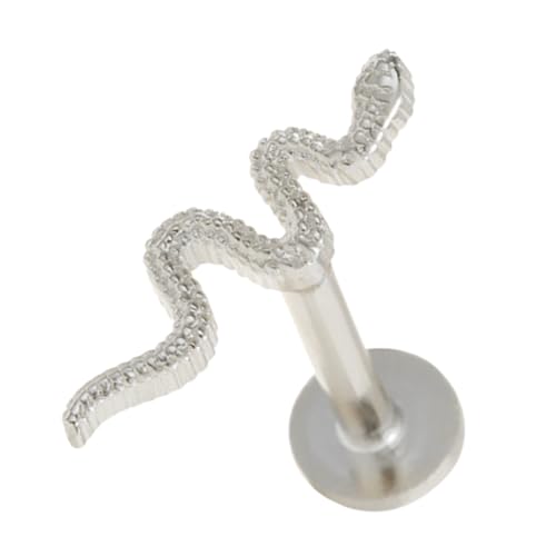 Holibanna Schlangen Ohrstecker Eleganter Ear Crawler Leichter Knorpel Piercing Schmuck für Damen Schlichtes Design Geeignet für Alltag Partys und Besondere Anlässe von Holibanna