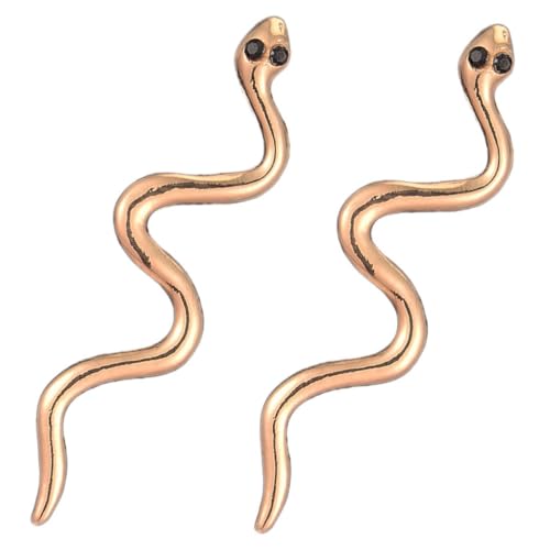 Holibanna Schlangenohrringe Damen Kreative Schlangenform Statement Ohrringe Hautfreundlich Angenehm Für Alltag und Anlass von Holibanna