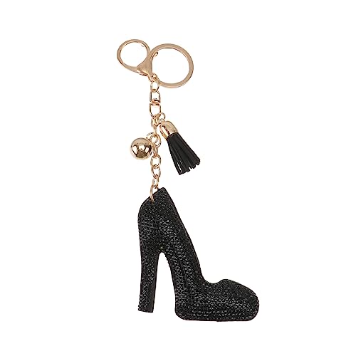 Holibanna Hochglänzender High Heel Schlüsselanhänger Mit Strass Glitzernder Taschenaccessoire Für Schlüsselbund Geldbörse Oder Rucksack Perfektes Für Frauen Und Freunde von Holibanna