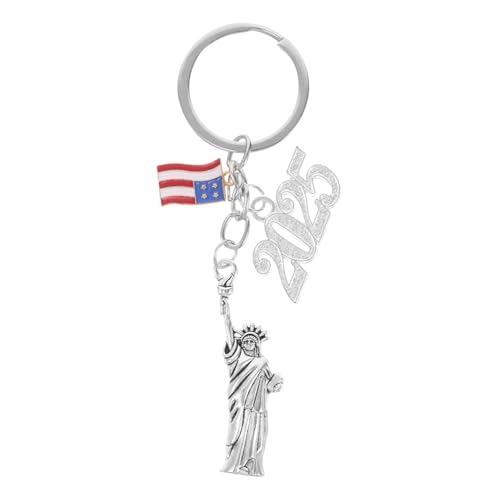 Holibanna Statue of Liberty Schlüsselanhänger Metall Souvenir Für York Stilvoller Schlüsselring Mit Freiheitsstatue Und Amerikanischer Flagge Für Und Sammler von Holibanna