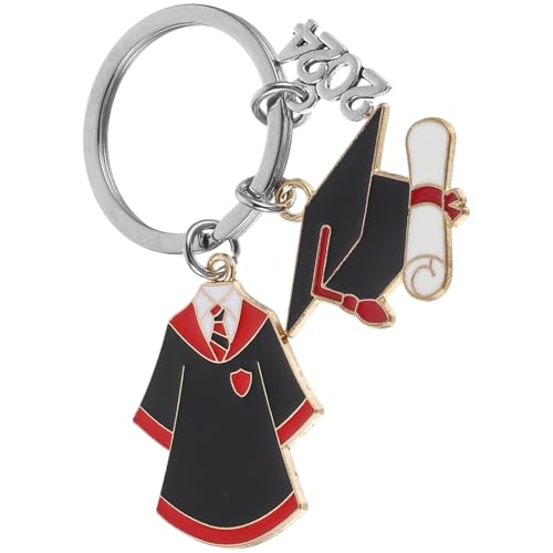 Holibanna Abschluss Schlüsselanhänger Einzigartiger Schlüsselring Mit Kreativem Design Für Graduierungsfeiern Als Für Absolventen Und Klassenkameraden Vielseitig Einsetzbar Für Taschen von Holibanna