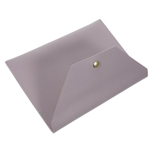 Holibanna Schminktasche mit Pinselfach Schminktaschen für die Handtasche Makeup Tasche Kosmetiktasche Portable ablagekasten Minitasche für Geldbeutel kosmetischer Beutel Doppelseitiges Leder von Holibanna