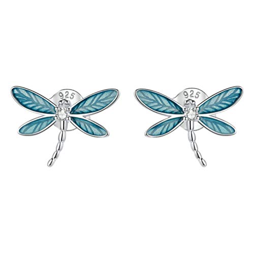 Holibanna Schmuck Libelle Tier Ohrringe Einhorn Ohrring 1 Paar Modische Empfindliche Silber Ohrringe Ohr Studs Ohrring Schmuck Dekorative Ohr Studs Libelle Ohr Bobs Ohrstecker Libelle von Holibanna