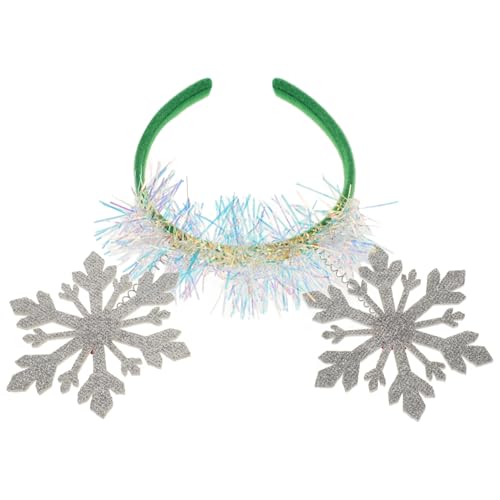 Holibanna Schneeflocken Haarband Für Mädchen Leichtes Weihnachts-stirnband Für Vielseitiges Haarschmuck-accessoire Für Feiertage Und Partys Für Festliche Anlässe von Holibanna