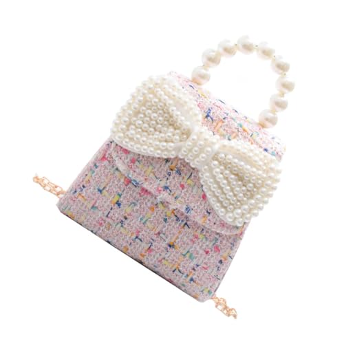 Holibanna Perlentasche Für Mädchen Kettentasche Mit Perlen Kleine Umhängetasche Handtasche Für Junge Mädchen Zum Einkaufen Und Ausgehen Geeignet Langlebig Und Bequem von Holibanna