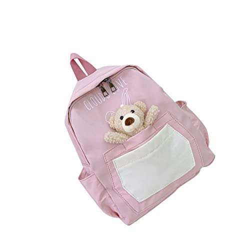 Holibanna Schultasche Für Mädchen Mit Cartoon-bär Kindergarten-büchertasche Entzückender Kinderrucksack Robuste Materialien Und Bequeme Passform von Holibanna