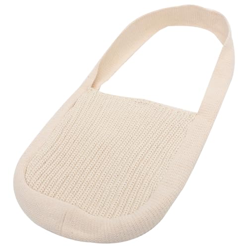 Holibanna Große Gehäkelte Tasche Strick-einkaufstasche Einkaufstasche Stricken Gehäkelte Tragetasche Große Tragetasche Gestrickte Einkaufstasche Taschen Tragbar Polyester Fräulein von Holibanna