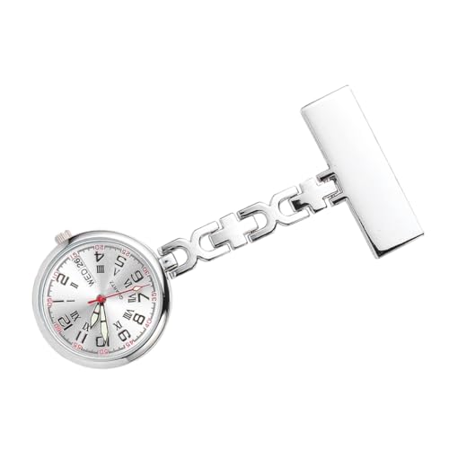 Holibanna Taschenuhr Uhr Leuchtend Für Krankenschwestern Ärzte Medizinisches Personal Mit Haken Zur Befestigung An Arbeitskleidung von Holibanna