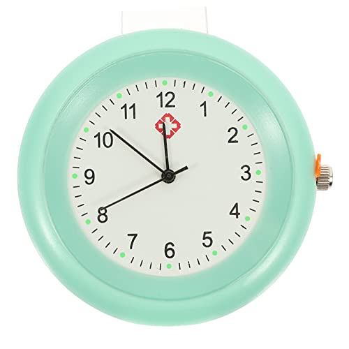 Holibanna Schwesterntisch Taschenuhr für Krankenschwestern Krankenschwester Anstecknadel Uhr Schwesternuhr zum Anklemmen Schwesternuhren für Damen medizinisch kleine Uhr Damenuhr Anschauen von Holibanna