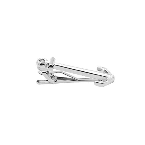 Holibanna Kurze Krawattenklammer Seemann Krawatte Clip Metall Anker Segelboot Business Bar Clip für Vater Freunde Männer Hochzeitsfeier Treffen Halloween Schmuck von Holibanna