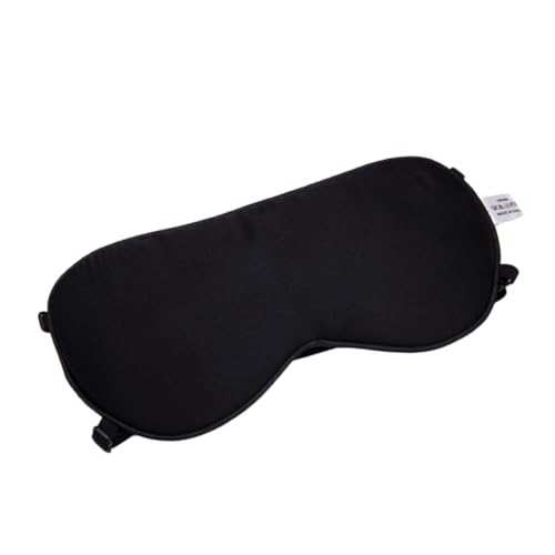 Holibanna Seidene Schlafmaske Leicht Atmungsaktive Augenmaske Mit Verstellbarem Doppelriemen Für Ruhe Und Entspannung Schwarzes Design Für Frauen Und Männer von Holibanna