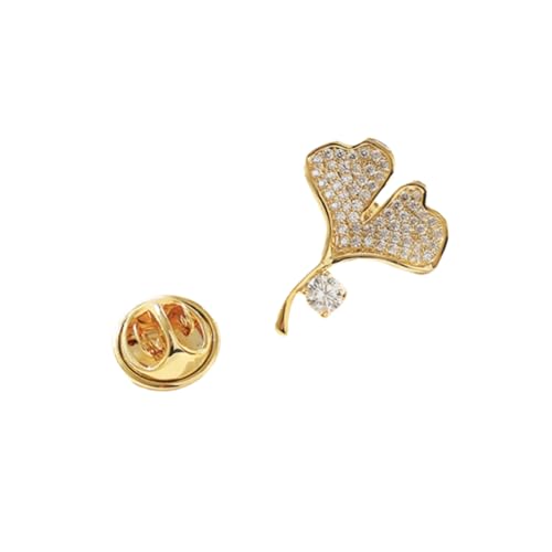 Holibanna Shining Ginkgo Mini Brosche Anstecknadel Schutz Knopf Kleider Damen Schmuck Kreativ Leicht und Langlebig Holibanna Shining Ginkgo Mini Brosche Anstecknadel Schutz Knopf Kleider Damen Schmuck Kreativ Leicht und Langlebig von Holibanna