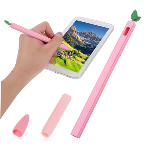 Holibanna Silikonhülle und Griff für Apple Pencil Generation rutschfeste Stoßfeste Schutzhülle und Ergonomischer Silikon Grip Komfortabler Schutz für Elektronischen Zeichenstift von Holibanna