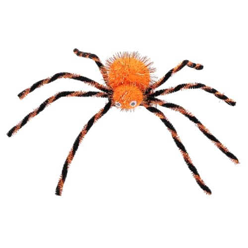 Holibanna Spinne Haarnadel Halloween-haarspange Für Gruselige Haarspangen Halloween-haarschmuck Für Frauen Halloween-party-kostüm-haarspangen Orange Lila Kind Legierung Spinnennetz Bilden von Holibanna