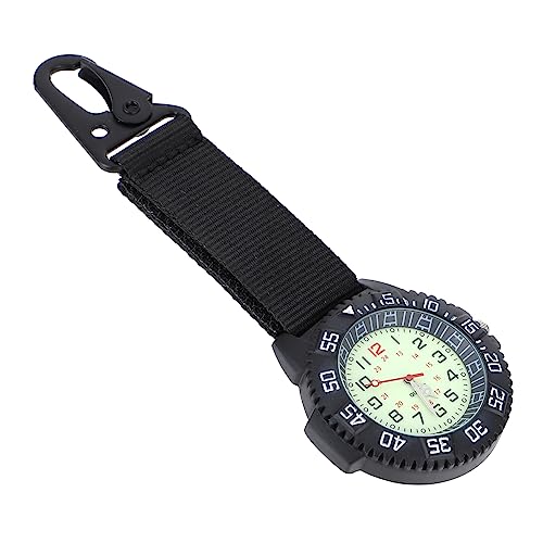 Holibanna Karabiner Clip Uhr Digital Taschenuhr Mit Kompass Für Bergsteiger Outdoor Aktivitäten Leicht Und Robust Für Wandern Und Camping von Holibanna