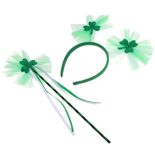 Holibanna 1satz Patrick Day Junge Mädchen Haarband Mit Zauberstab Festliches Zubehör Für Paraden Und Partys Bequem Und Stilvoll Für Feiern Für Cosplay Und Festlichkeiten von Holibanna