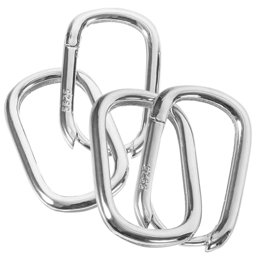 Holibanna Sterling Silber Ohrstecker Damen Doppelte Creolen Ohrringe Eleganter Leichter Schmuck Langlebig und Komfortabel für Alltag Arbeit und von Holibanna