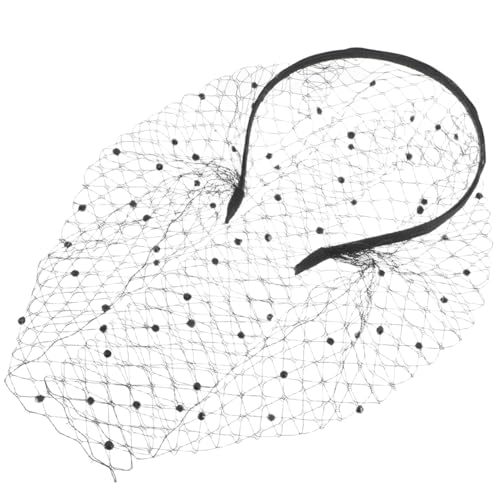 Holibanna Mesh Veil Stirnband Für Vintage Hochzeits-accessoire Mit Netzschleier Und Funkelnden Strasssteinen Für Junggesellinnenabschiede Teepartys Und Brautfeiern von Holibanna
