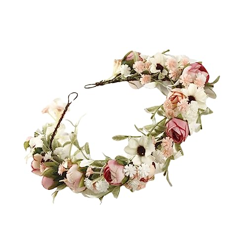 Holibanna Braut Haarkranz Künstlichen Blumen Hochzeitsaccessoire Für Strandfeiern Fototermine Und Besondere Anlässe Zarter Blumenkranz Für Damen Und Mädchen Holibanna Braut Haarkranz Künstlichen Blumen Hochzeitsaccessoire Für Strandfeiern Fototermine Und Besondere Anlässe Zarter Blumenkranz Für Damen Und Mädchen von Holibanna