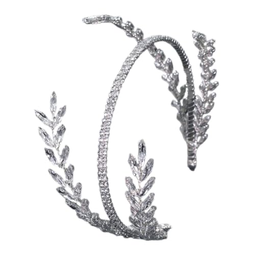 Holibanna Strass-stirnband Elegantes Brautstirnband Haarschmuck Für Die Braut Haarband Aus Strass Brauthaarteile Für Die Hochzeit Stirnbänder Für Frauen Mädchen Fräulein Strasssteine Zubehör von Holibanna