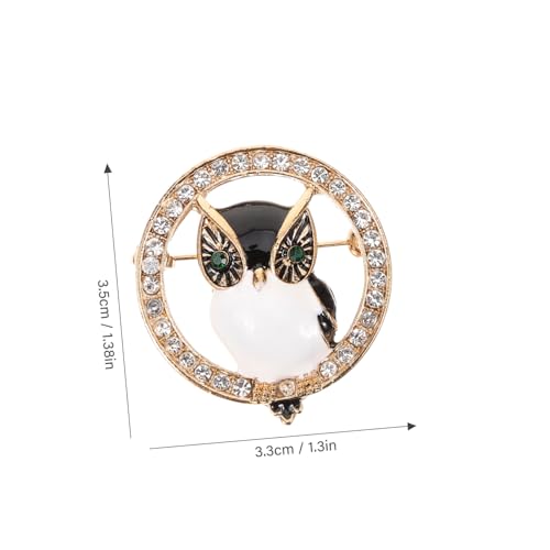 Holibanna Strassbesetzte Eulenbrosche Emaille Anstecknadel Schmuck Damen Herren Legierung Langlebig Verspieltes Design Kleidungsklammer für Jacken Mäntel Accessoire Holibanna Strassbesetzte Eulenbrosche Emaille Anstecknadel Schmuck Damen Herren Legierung Langlebig Verspieltes Design Kleidungsklammer für Jacken Mäntel Accessoire von Holibanna