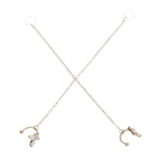 Holibanna Stylische Ohrclips für Kopfhörer mit Lost Funktion Trendige Kette für Drahtlose Ohrstöpsel für Sport und Alltag von Holibanna