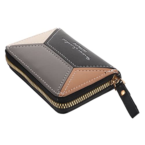 Holibanna 1stück Fashionable Kartenhalter Für Damen Multifunktionale Kompakte Geldbörse Mit RFID-Schutz Geeignet Für Kreditkarten Id-Karten Und Schwarz Leicht Und Praktisch Für Zuhause von Holibanna