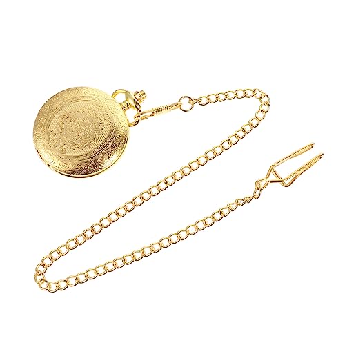 Holibanna Retro Quarz Taschenuhr Mit Kette Aus Legierung Für Herren Und Damen Klassische Hängeuhr Langlebig Für Weihnachten Geburtstag Und Vatertag von Holibanna