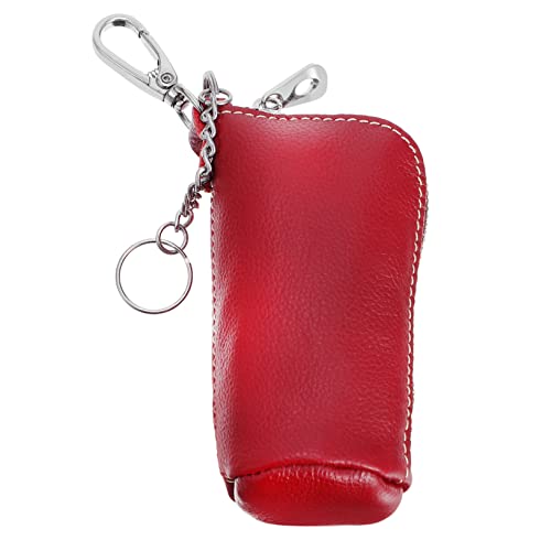 Holibanna Pu- Schlüssel Und Münzbeutel Mit Reißverschluss Und Karabiner Geldbörse Für Autoschlüssel Und Kleingeld Für Unterwegs Tasche von Holibanna