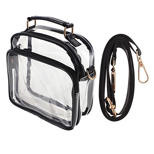 Holibanna Transparente Crossbody Tasche aus Leichte Umhängetasche für Festivals Sport Reisen Praktische und Wasserdichte Handtasche mit Reißverschluss Stilvoller Schulterbeutel für Frauen von Holibanna