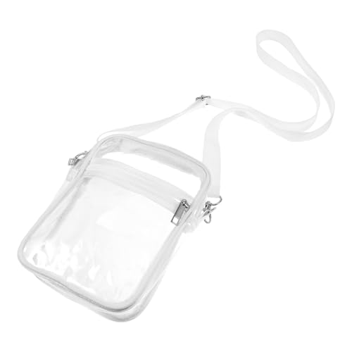 Holibanna Transparente Umhängetasche Durchsichtige Tasche Für Damen Kleine Reißverschlusstasche wasserdichte Stadiontasche Leicht Und Vielseitig Einsetzbar Für Reisen Und Alltag von Holibanna