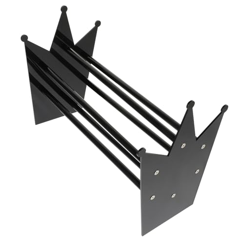 Holibanna Transparenter Haarreifhalter Kronenform Haarschmuck Organizer für Damen Haarbänder Stirnbandständer Praktisch Zuhause und Laden Nutzung von Holibanna