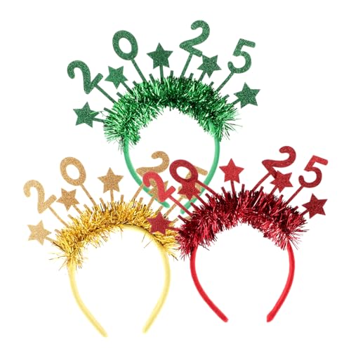 Holibanna Licht Stirnband Leuchtender Für Frauen Party Zubehör Abschluss Stirnbänder Neujahrs Stirnband Weihnachts Stirnbänder von Holibanna