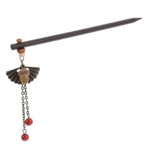 Holibanna Chinesisches Haarstäbchen Mit Spitze Und Quaste Hölzerne Haarnadel Französische Haarnadeln Chinesische Haarnadeln Haarstabnadel Für Damen Haarschmuck Für Partys Und Hochzeiten von Holibanna