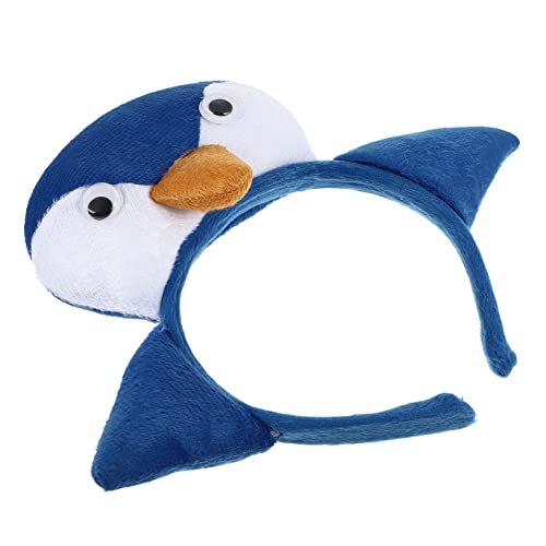 Holibanna Pinguin-Kopfschmuck Haargummis für Kinder Pinguin-Stirnband Tiara Weihnachtsstirnband Pinguin-Haarschmuck Pinguin-Haarband dreidimensional Kopfbedeckung Lipgloss von Holibanna