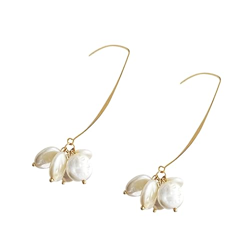 Holibanna U-förmige Damen-ohrhänger Mit Perlenplatte Ohrschmuck Für Partys Feiertage Geburtstage Alltags-accessoires Goldfarben Holibanna U-förmige Damen-ohrhänger Mit Perlenplatte Ohrschmuck Für Partys Feiertage Geburtstage Alltags-accessoires Goldfarben von Holibanna