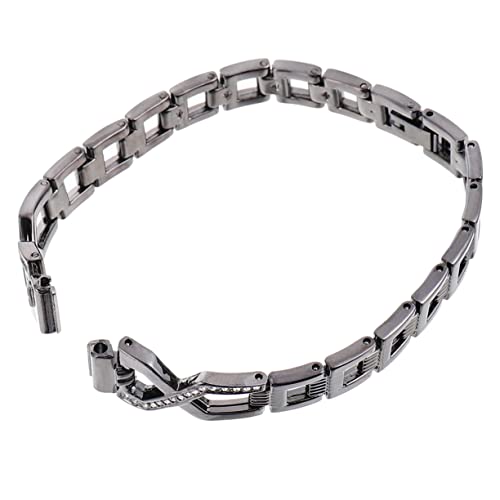 Holibanna Uhrarmband mit Funkelnden Diamanten Langlebiges Verstellbares Armband Kompatibel mit Fitbit Inspire Inspire Hr Komfortables Rostfreies Metallband für Damen und Herren von Holibanna