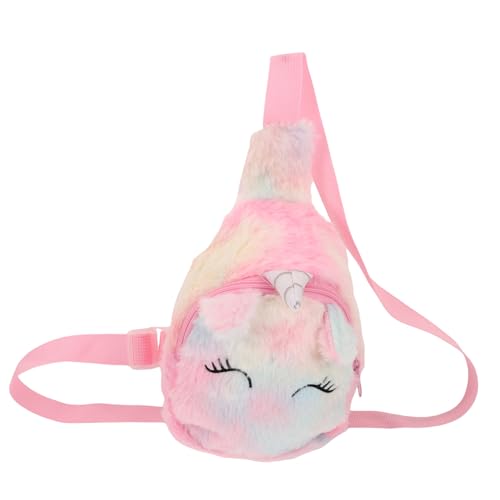 Holibanna Unicorn Schultertasche Für Mädchen Fluffige Umhängetasche Mit Niedlichem Cartoon-Design Für Kleine Mädchen Zur Sicheren Aufbewahrung Von Geld Und Kleinigkeiten Holibanna Unicorn Schultertasche Für Mädchen Fluffige Umhängetasche Mit Niedlichem Cartoon-Design Für Kleine Mädchen Zur Sicheren Aufbewahrung Von Geld Und Kleinigkeiten von Holibanna