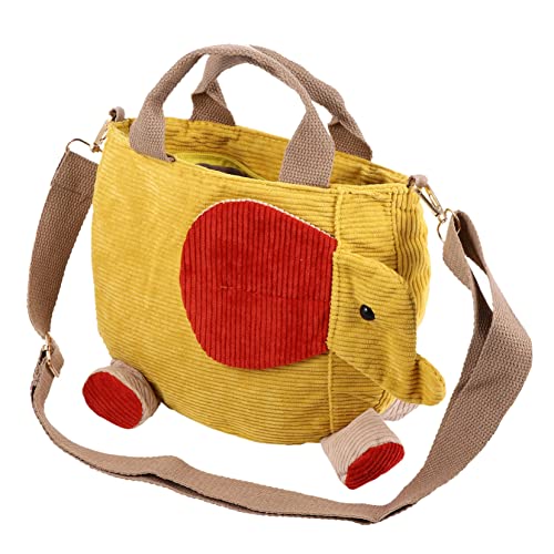 Holibanna Umhängetasche Kinderhandtasche Mädchen Geburtstagsgeschenk für Kinder Schultertasche Handtaschen Cartoon-Einkaufstasche Kinder-Einkaufstasche Niedlich Tragetasche Eltern-Kind Cord von Holibanna