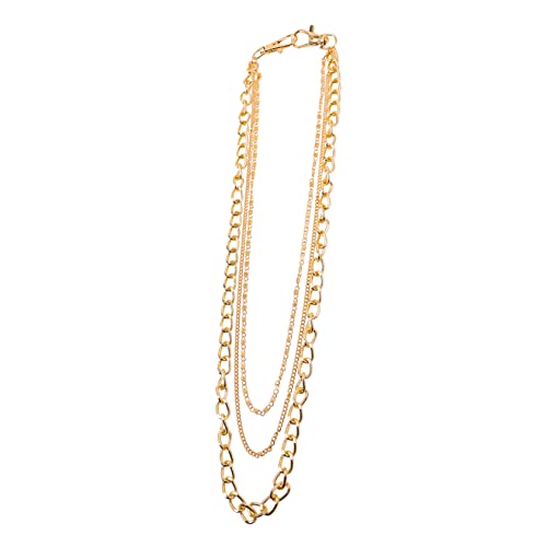 Holibanna 2stücke Punk Hosenketten Metall Strapazierfähige Jeansketten Für Männer Und Frauen Dekoration Für Geldbörsen Gürtel Und Taschen Goldfarben von Holibanna