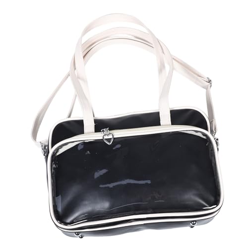 Holibanna Verspielte Kawaii Dekorationen Geräumiger Innenraum Stylisches Transparentes Design Vielseitig Tragbar als Crossbody oder Handtasche für Schule und Alltag von Holibanna