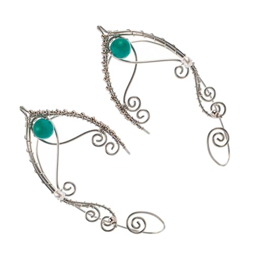 Holibanna Vintage Ear für Damen Handgefertigte Elfen Ohrringe nicht Durchstechendes Design für Hochzeiten und Cosplay von Holibanna