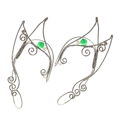 Holibanna Vintage Ohrclips für Damen nicht Durchbohrt Elfenohren Design Ear Wrap Ohrschmuck Komfortabel und für Alltag und Besondere Anlässe von Holibanna